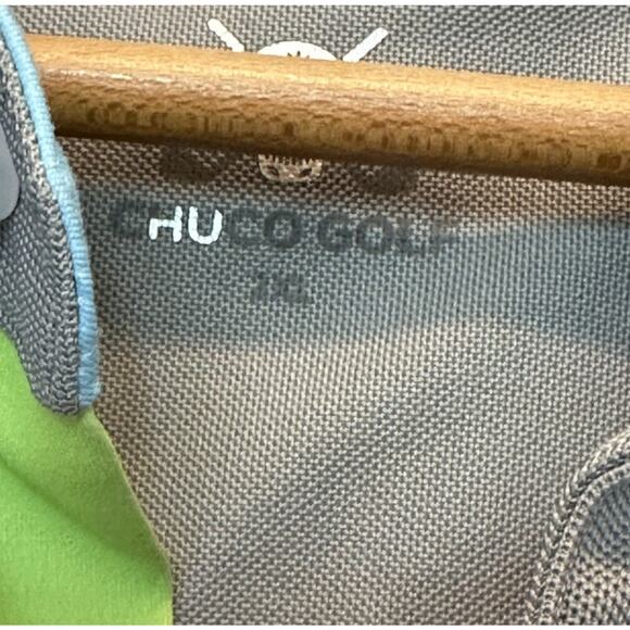 Chuco Golf Men's Executive III Performance Solid Polo Shirt Ash Grey GUC XXL 2XL - Picture 3 of 7